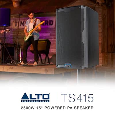 ALTO TS415 2500W 15" Powered PA Speaker with 3 Channel Mixer, Bluetooth Speaker, SINGLE image 2