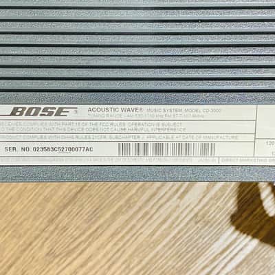BOSE Acoustic Wave Music System W/ Battery Travel Case & Power Cord | Works Great | Bundle image 5