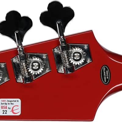 Epiphone Thunderbird '64 Electric Bass Ember Red with Gig Bag image 8