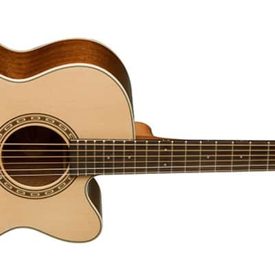 Washburn WG7SCE Harvest Series Grand Auditorium Cutaway Solid Spruce Top Mahogany Neck Acoustic-Electric Guitar image 5