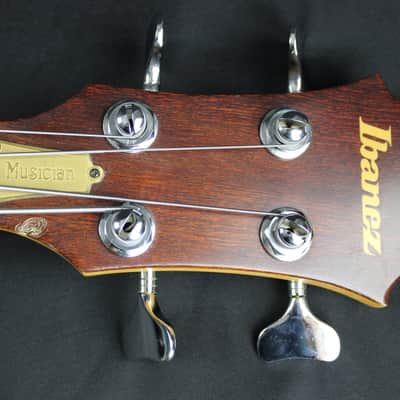 Ibanez Musician Bass 1981 Dark Stain Left Handed image 9