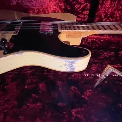 Fender télécaster 2021 - Fender MBD Limited 1952 Telecaster Humbucker Heavy Relic Nocaster Blonde image 23