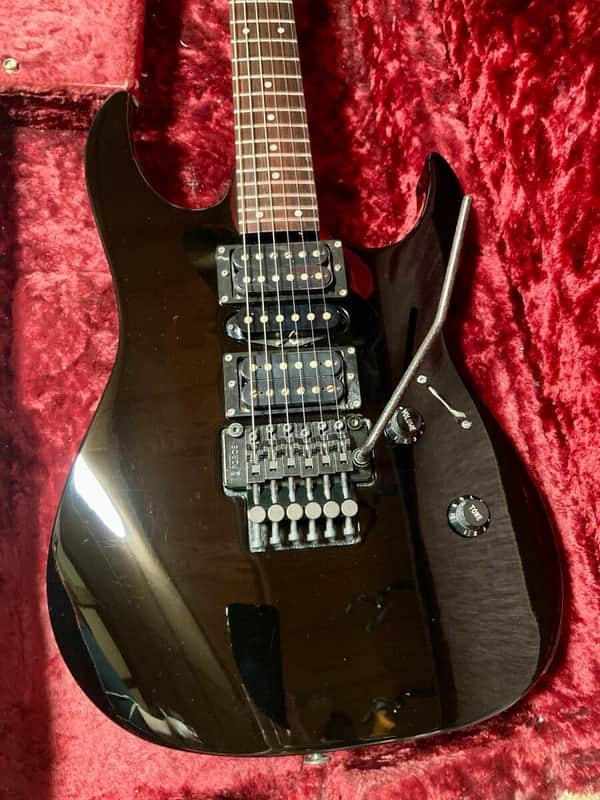 Greco WP-500 K-501 Black Wild pecker Made in Japan Vintage 1987 Electric Guitar image 1