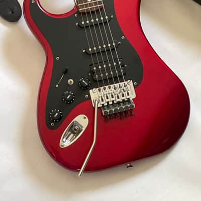 1984-85 Made in Japan Kramer Focus 3000 Left-Handed Lefty Candy Apple Red Strat Electric Guitar OHSC (Closet Queen) image 2