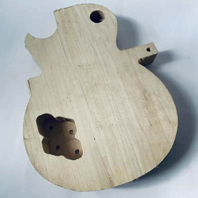 Veneer Maple Top Single Cut Guitar Body image 3