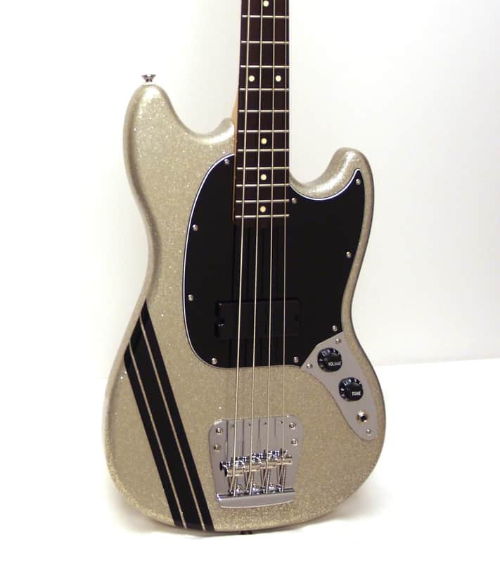 Fender Squier Mikey Way Mustang Short Scale Electric Bass Guitar