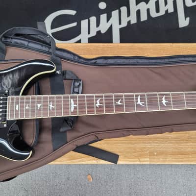 PRS SE Custom 22 Semi-Hollow with Gigbag- Charcoal Burst image 9