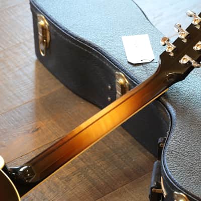 LEFTY! 2008 Gibson CJ-165 Left-Handed Acoustic/ Electric Mini Jumbo Guitar Vintage Sunburst + OHSC & Papers image 13