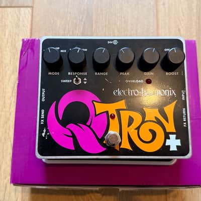 Electro-Harmonix Q-Tron Plus Envelope Filter with Effects Loop 2008 - Present - Black / Purple / Orange image 1