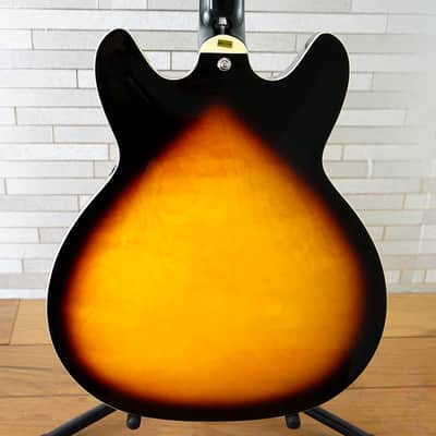Hagstrom VIK-TSB Viking Semi-Hollow - Tobacco Sunburst image 2