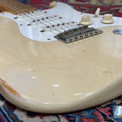 Fender Custom Shop '50s Cunetto Relic Stratocaster 1999 Blonde image 6
