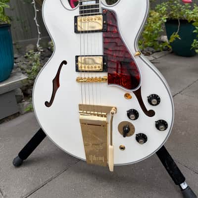 Gibson Gibson Custom Shop 1959 ES-355 Reissue Made 2 Measure VOS Alpine White VOS 2024 - Alpine White image 2