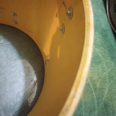 Tama Rockstar (Made in Japan) 13"(diameter) x12"(depth) Rack Tom 1980's - Brushed Misty Metal image 9