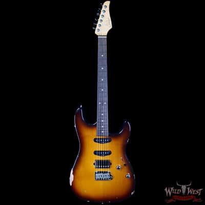 Suhr Custom Classic S Antique HSS Rear Rout Indian Rosewood Fingerboard 2 Tone Tobacco Burst 7.70 LBS image 3