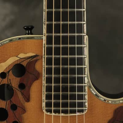 rare 1996 Ovation Viper EA68-7LTD Natural 30th Anniversary image 5
