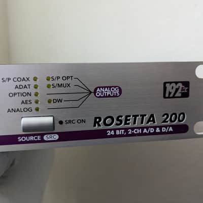 Apogee Rosetta 200 192kHz 2-Channel AD/DA Audio Converter 2000s - Silver image 3