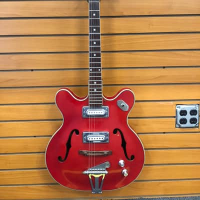 Crestwood Astral II 1970's Red Jack White Played one Made in Japan image 3