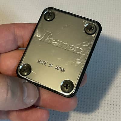 1987-92 Made in Japan Ibanez 450s S Series Guitar Chrome Neckplate Neck Plate image 3