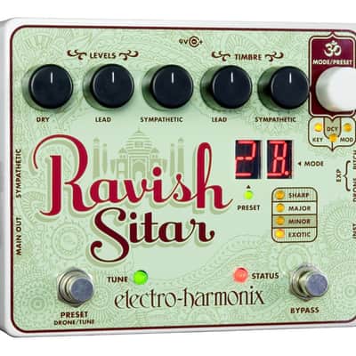 Electro-Harmonix Ravish Sitar Emulator Pedal - Open Box image 1