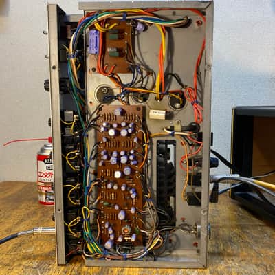 1976-Evans MA-100 Deluxe Vocal Mixer with large reverb tank image 20