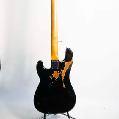 Fender Precision Bass with Rosewood Fretboard 1964 - Black Refin image 16