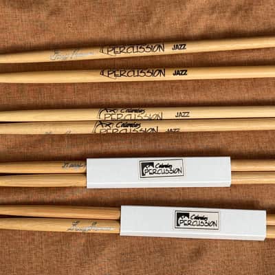 Columbus Percussion 4 Pairs Jazz Drum Sticks 2 Used 2 NOS image 1