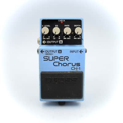 Boss CH-1 Super Chorus Blue Label 1992 Guitar Effect Pedal JE02612 image 2
