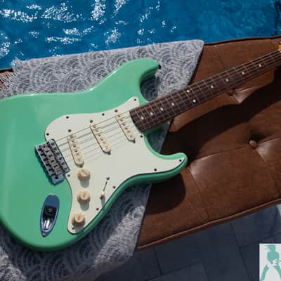 2010 Fender ST-62 '62 Stratocaster Reissue - 6.9 lbs!! - Limited Surf Green Finish - Made In Japan MIJ - Pro Set Up! w Perfect Frets/Action/Intonation - Demo Video image 1