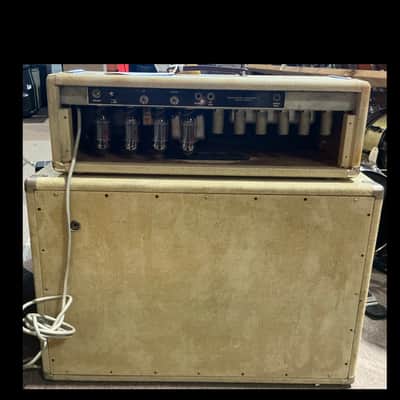 Fender Showman Amp Tube Guitar Amplifier Head + Speaker Cabinet 1961 - Local Pickup Only image 2