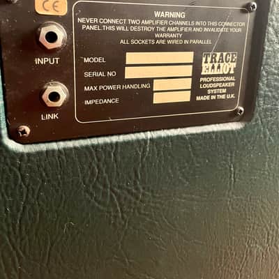 1980's Trace Elliot Guitar Works Limited England Super Tramp 80 Watt Full Stack both Cabs Pre-Gibson image 3