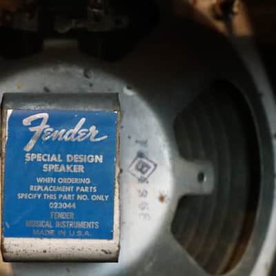 1968 Fender Champ-Amp AA764 "Drip Edge" Silverface Vintage Tube Amplifier – Original Transformer, Original Speaker, Original Fender Cover (From Corona) image 7