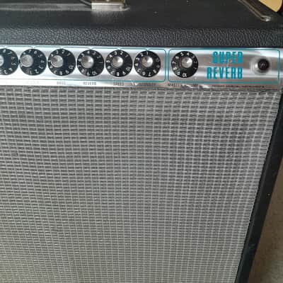 Fender Super Reverb 2-Channel 40-Watt 4x10" Guitar Combo 1970 - 1977 - Silverface image 3