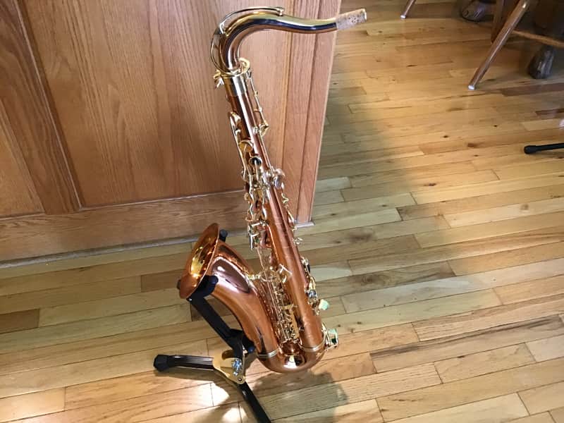 Schagerl T-1K Lacquered Copper Tenor Saxophone image 1
