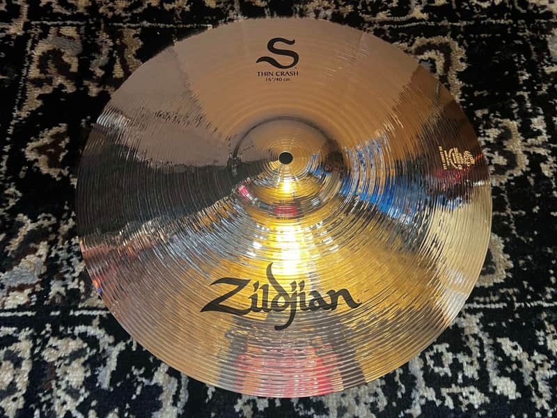 Zildjian 16" S Series Thin Crash Cymbal - Brilliant image 1