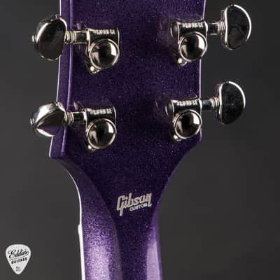 Gibson Custom Shop Dealer Select Les Paul Custom Gloss Purple Sparkle #CS601908 image 8