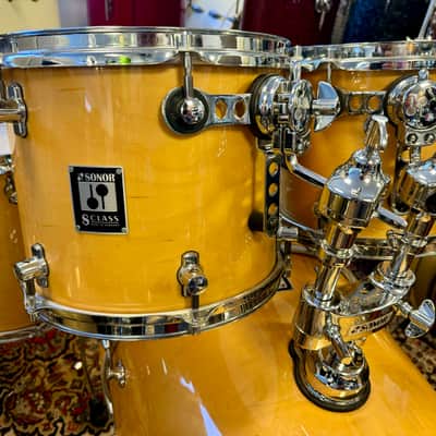 Sonor S Class Pro 10"-12"-14"-20" + 14" Snare - Natural Maple image 3