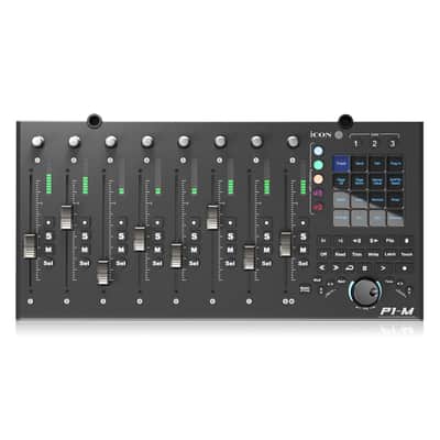 iCon Pro Audio P1-M DAW Control Surface Bundle with D4T Display image 2