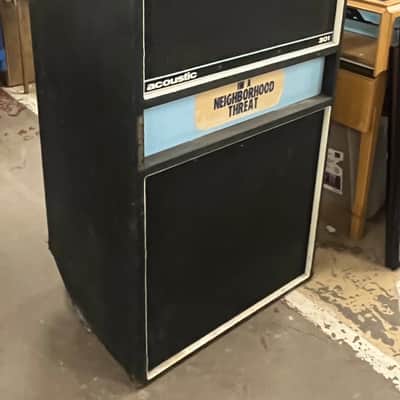 Vintage 1970s Acoustic Control Corp. Model 370 solid state Bass Amp Head & Model 301 Pair Of 1x18” Folded Horn Speaker Cabinets~LOUD~Known as “The Jaco Rig” image 5