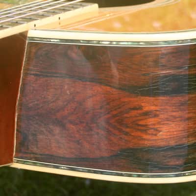1976 Yairi YW800 Brazilian Rosewood Jacaranda Japan Vintage - Natural+Vintage Hard Case image 10