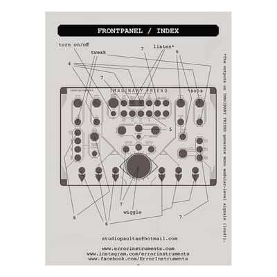 Error Instruments Imaginary Friend Complex Eurorack Semi Modular Synth Module image 1