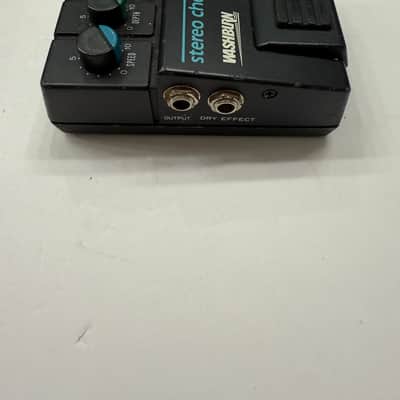 Washburn SCX:7 Stereo Chorus Analog Rare Vintage Guitar Effect Pedal + Box image 4