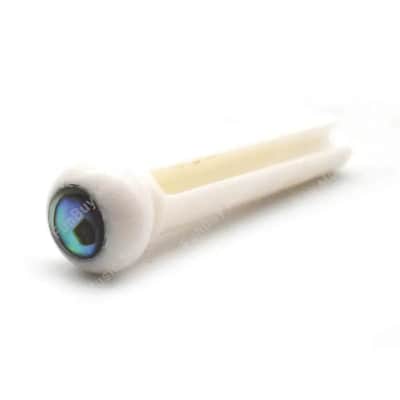 6pcs Abalone Top Acoustic Guitar Bone Bridge Pins image 4