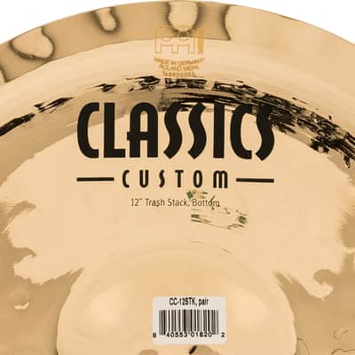 MEINL CC-12STK Classics Custom Brilliant Trash Stack 12 Zoll Becken image 10