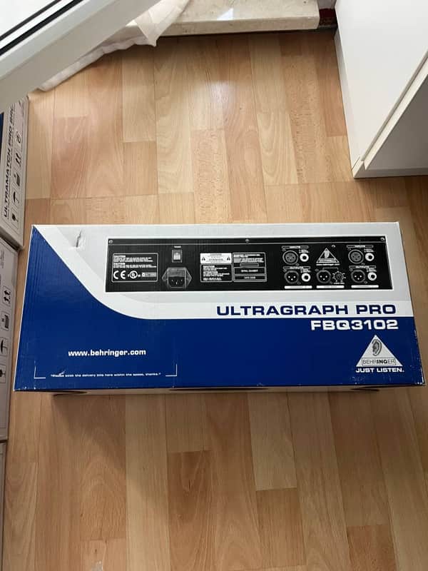Behringer Ultragraph Pro FBQ3102 31-Band Stereo Graphic EQ 2000s - Black image 1