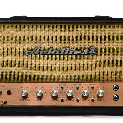 Achillies Argos 40w Head Hand Wired Amp - Black Taurus Copper image 1