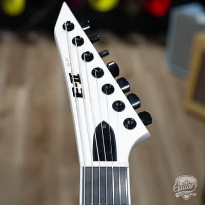 ESP E-II M-II 7B Baritone 7-String Evertune Guitar w/ Case–Pearl White (B-stock) image 9