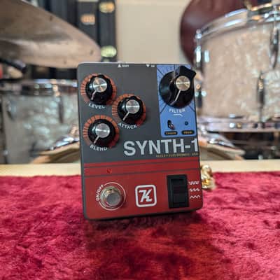 Keeley Synth 1 Reverse Attack Fuzz Wave Generator 2019 - Present - Grey / Red / Blue image 1