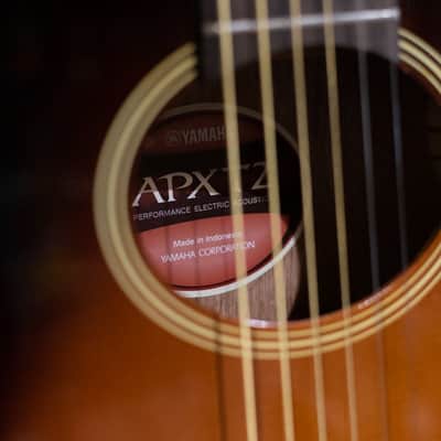 Yamaha APXT2 3/4-Size Thin-Line Cutaway Acoustic/Electric Guitar - Old Violin Sunburst with Gig Bag image 14