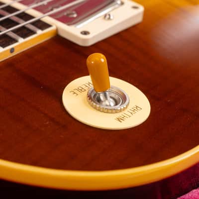 Gibson Custom Shop 1959 Les Paul Standard Reissue VOS Electric Guitar, Rosewood Fingerboard, Iced Tea Burst image 8