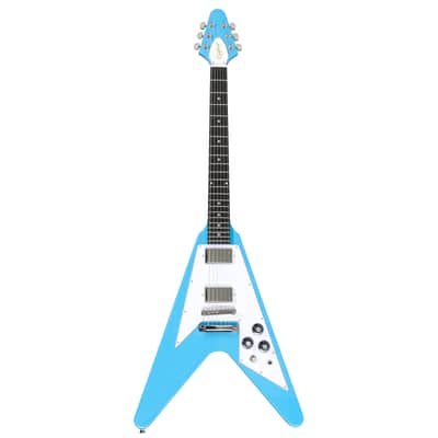 Epiphone Flying V 70s Maui Blue - Electric Guitar image 2